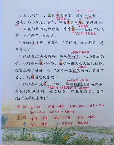 人教版二年级下册必背课文一览
