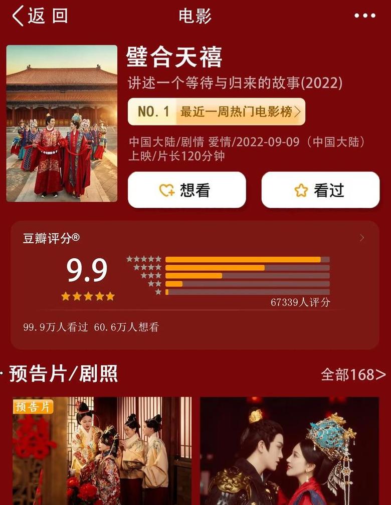 豆瓣评分评分最高电影