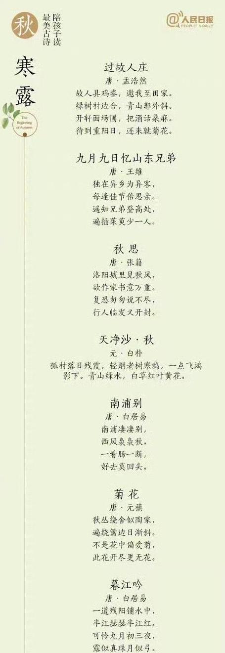 浪漫秋日诗选：50句诗意盎然的金句