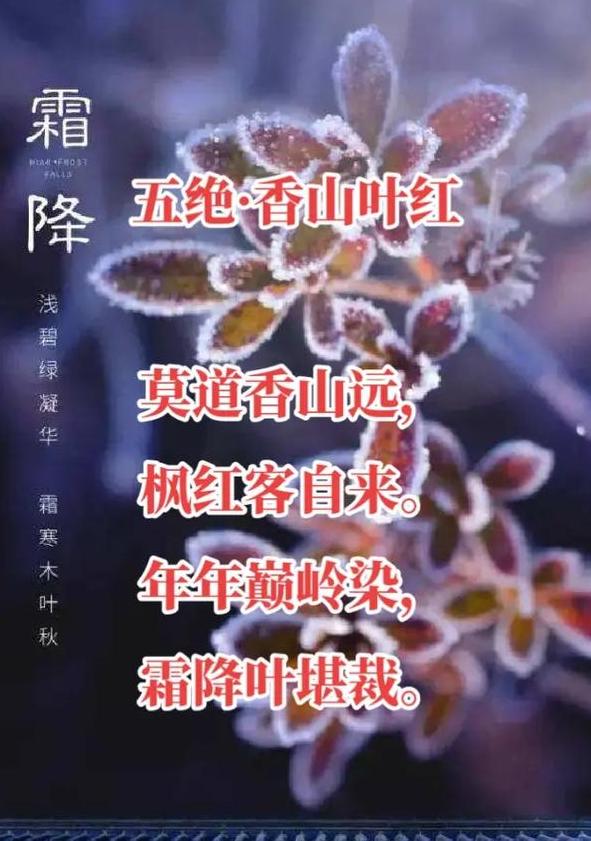 北京香山红叶经典诗句盘点