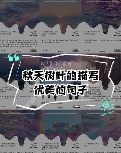 秋日叶语：落叶金黄，诗意盎然